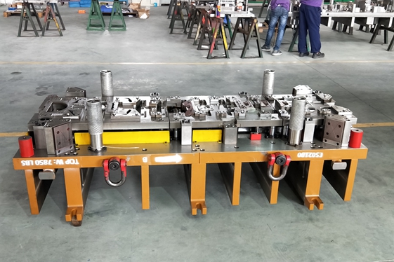 Progress tool in  steel plate